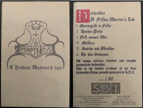 Heidenblut : Frisian Warrior's Tale Heidenblut : Frisian Warrior's Tale